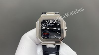 PP Factory Patek Philippe Cubitus 5821 Watches Black/White/Green Face Swiss 9015 Movement 45mm